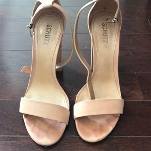 Schutz tan heels